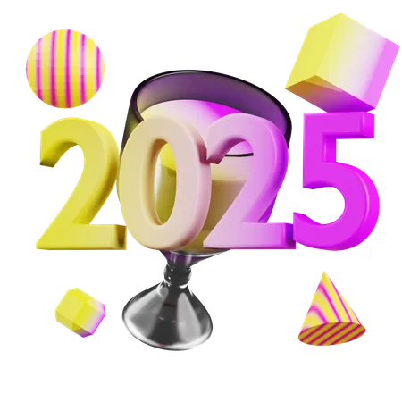 Bebida 2025  3D Icon