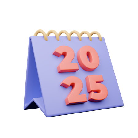 2025 calendar  3D Icon