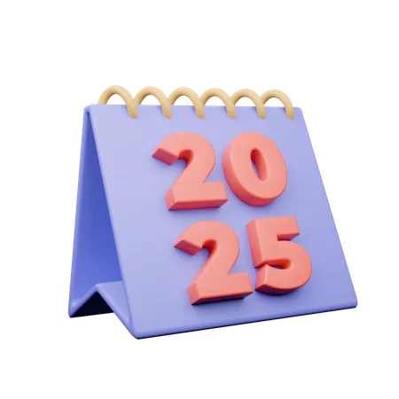 2025 calendar  3D Icon