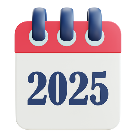 2025 Calendar  3D Icon