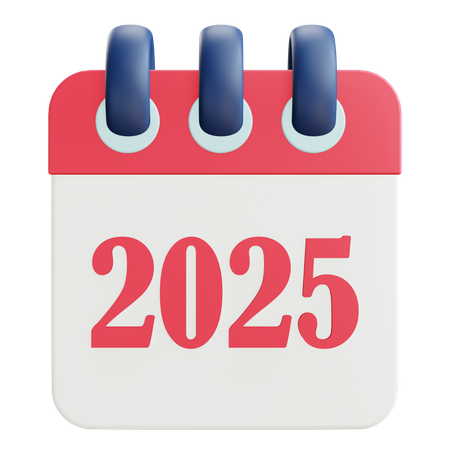 2025 Calendar  3D Icon