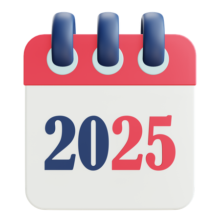 2025 Calendar  3D Icon