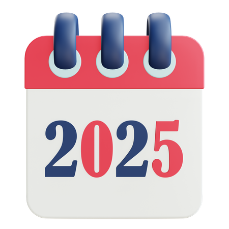 2025 Calendar  3D Icon