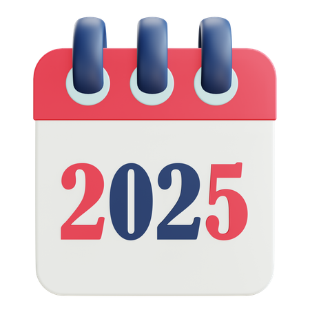 2025 Calendar  3D Icon