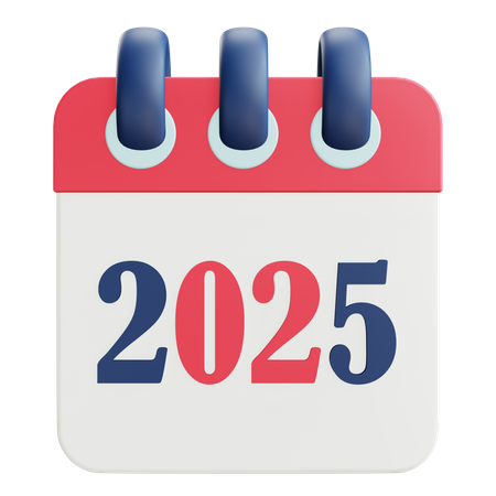 2025 Calendar  3D Icon