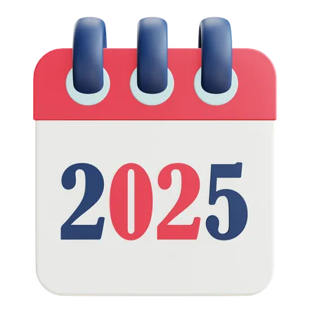 2025 Calendar  3D Icon