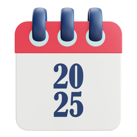 2025 Calendar  3D Icon