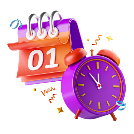 2025 Countdown  3D Icon