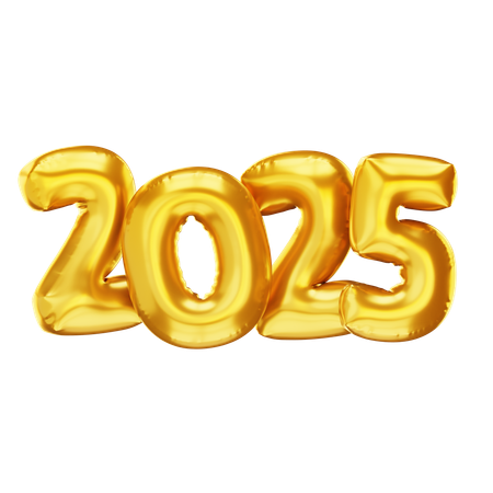 Goldener Ballon 2025  3D Icon