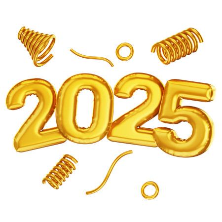 Goldener Ballon 2025  3D Icon