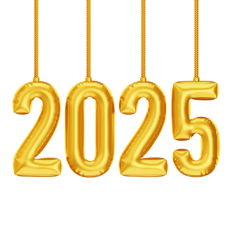 Goldener Ballon 2025  3D Icon