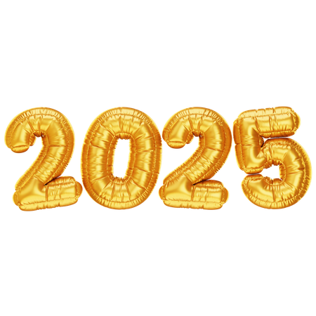 Goldener Ballon 2025  3D Icon