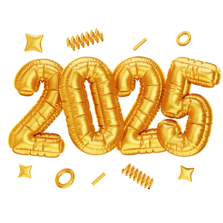 Goldener Ballon 2025  3D Icon