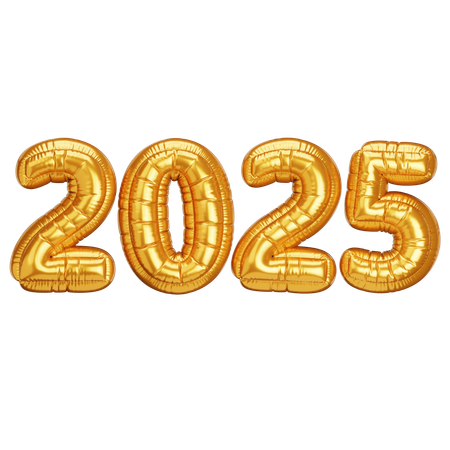 Goldener Ballon 2025  3D Icon