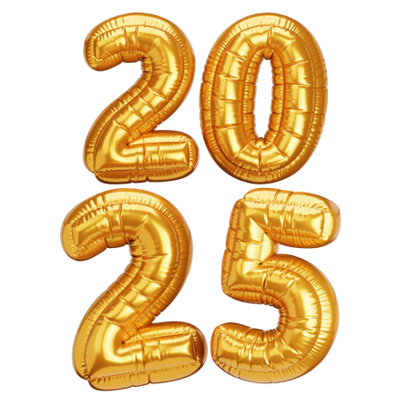 Goldener Ballon 2025  3D Icon