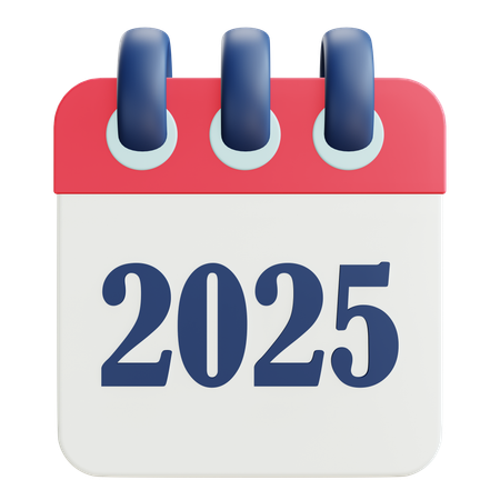 Kalender 2025  3D Icon