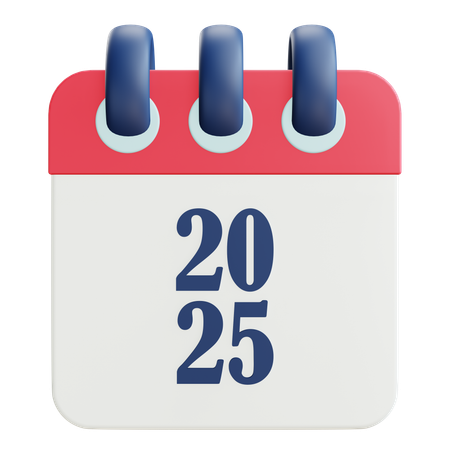 Kalender 2025  3D Icon