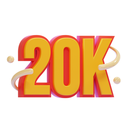 20K  3D Icon