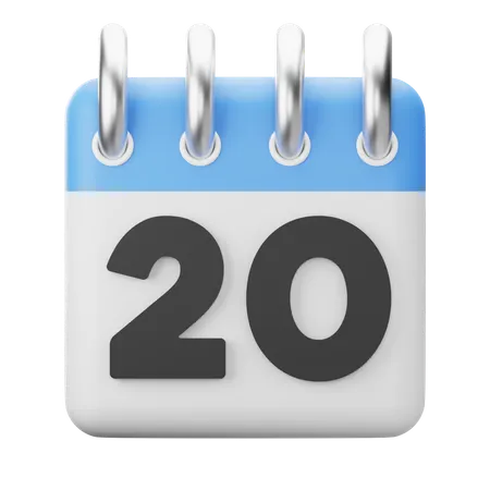 20th-Twentieth  3D Icon