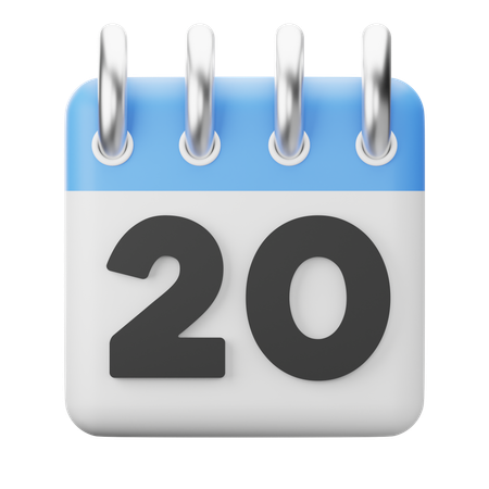 20th-Twentieth  3D Icon