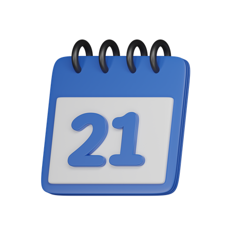 21 data  3D Icon