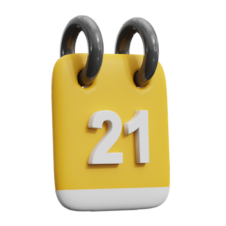 21 data  3D Icon