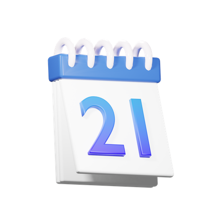 21 data  3D Icon