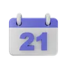 21 Date Calendar