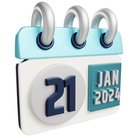 21 de enero de 2024  3D Icon