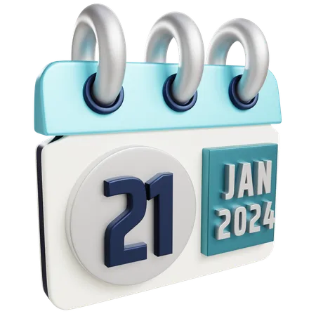 21 de enero de 2024  3D Icon