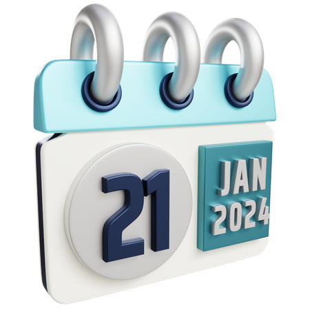 21 janvier 2024  3D Icon