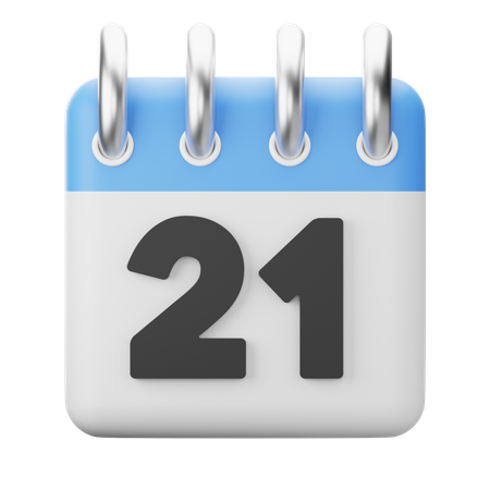 21st-Twenty First  3D Icon