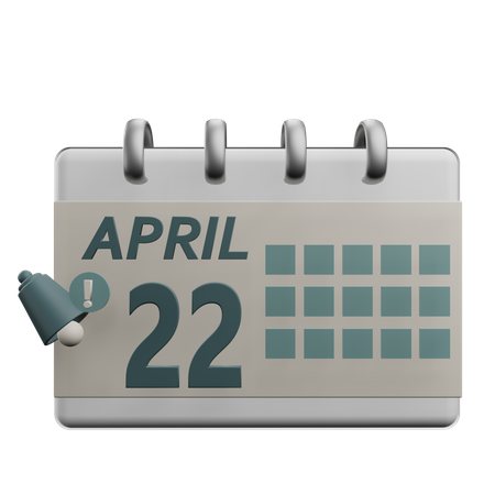 22 april  3D Icon