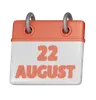 22 August