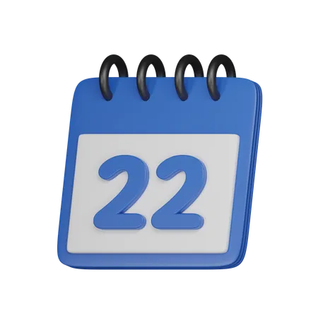 22 data  3D Icon