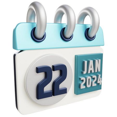 22 de enero de 2024  3D Icon