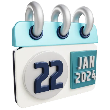 22 de enero de 2024  3D Icon