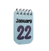 22. Januar Kalender