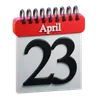 23 April Calendar