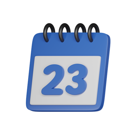 23 data  3D Icon