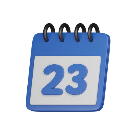 23 data  3D Icon