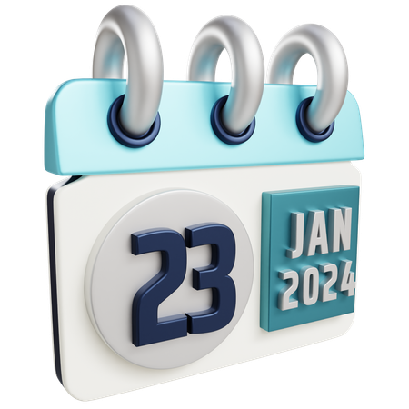 23 de enero de 2024  3D Icon