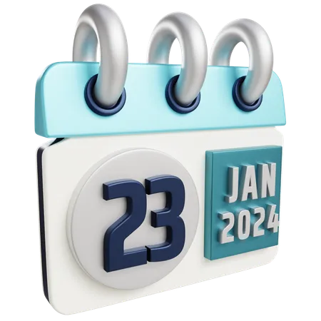 23 de enero de 2024  3D Icon