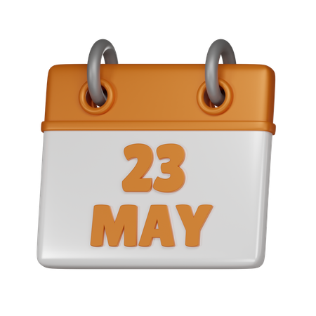 23 May  3D Icon