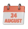 24 August