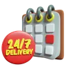 24 By 7 Delivery
