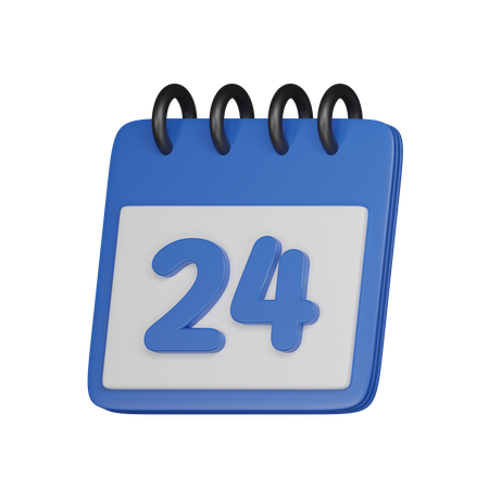 24 data  3D Icon