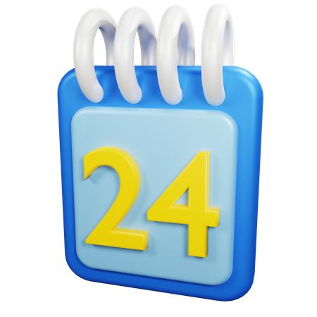 24 data  3D Icon