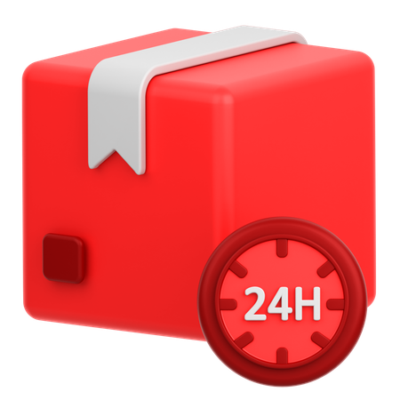 24時間サービス  3D Icon