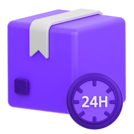 24 H Service  3D Icon